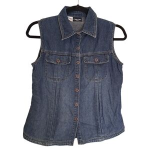 Cherokee Blue Denim Vest